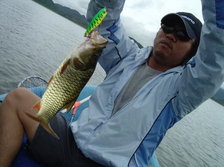      หันมาอีกที......อ้าว.ว....ว.....เจ้ากุ๊กจั่วขึ้นมาอีกตัวแล้ว.....