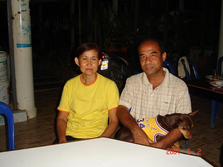 โฉมหน้าเจ้าของบ่อ ที่แสนจะใจดีและอรรธยาศัยดีครับ พี่สาว กับ พี่รวย ส่วนค่าปลาออก ผมรู้สึกว่าจะโล 35 