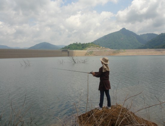 ถึงแก่งด้านในเพื่อตีสายปลาจม ประเภท ปลากา แรด ยี่สกเทศ ปลานิล จังหวะไม่ค่อยดีครับ ก่อนหน้ามีฝนตกหนัก