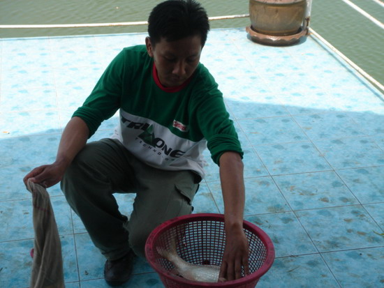  ผู้มีส่วนสำคัญน้าก้องครับมือเปียกตลอดการแข่ง


ต่อไปนี้เป็นบรรยากาศการนำปลามาชั่งครับ  :blush:ใค
