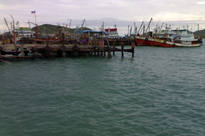 ถึงท่าเรือซะที แต่... ทำไมเรือไม่มี เรือหายไปไหนทั้งๆที่ก่อนมาไต๋ก็บอกว่าช่วงนี้ไม่มีแขกไม่ได้ออกตกป