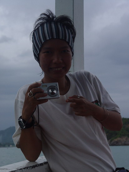ได้ปลากันถ้วนหน้า แล้วก็ได้เวลาหันเรือกลับเข้าฝั่ง
ก่อนเข้าฝั่ง ฟ้าก็ส่งท้าย เขียวปี๋ ดำมืดทะมึนกัน