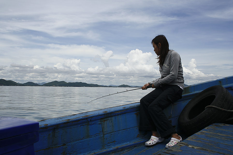 ถึงแม้จะเมาเรือ แต่ก็อยากสนุกกับเกมส์ตกปลาทะเล