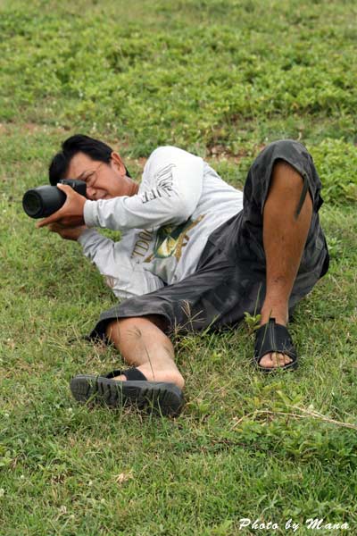 บังเอินมีนักท่องเที่ยวหลงเข้ามาถ่ายรูป และ เจอะกะเจ้าถิ่น
