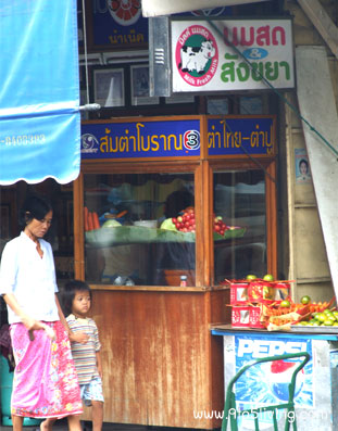 13. ร้านไก่ย่างโบราณ ส้มตำโบราณ เปล่านะคะ เค้าไม่ได้ใช้มะละกอที่สับไว้ตั้งแต่เมื่ออาทิตย์ที่แล้ว
วั