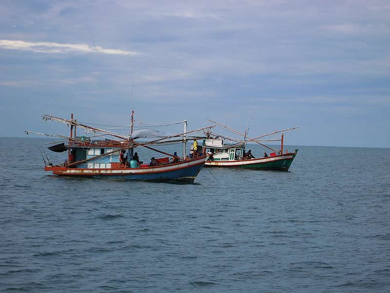 มีเรือป๋าจ๋ากับเรือไต๋ทานจอดอยู่ก่อนแล้ว