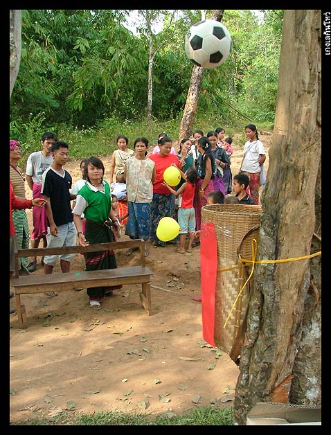 กิจกรรมโยนลูกบอลลงตะกร้า