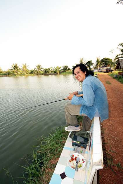 น้าปร้อม... กะอุปกรณ์ขุดแห้ว 5555 :grin: :grin: