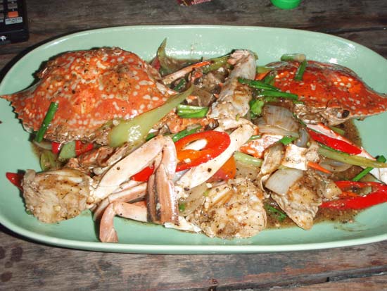 *****ปูม้าผัดพริกไทยดำ*****
...ปูม้าสดๆเป็