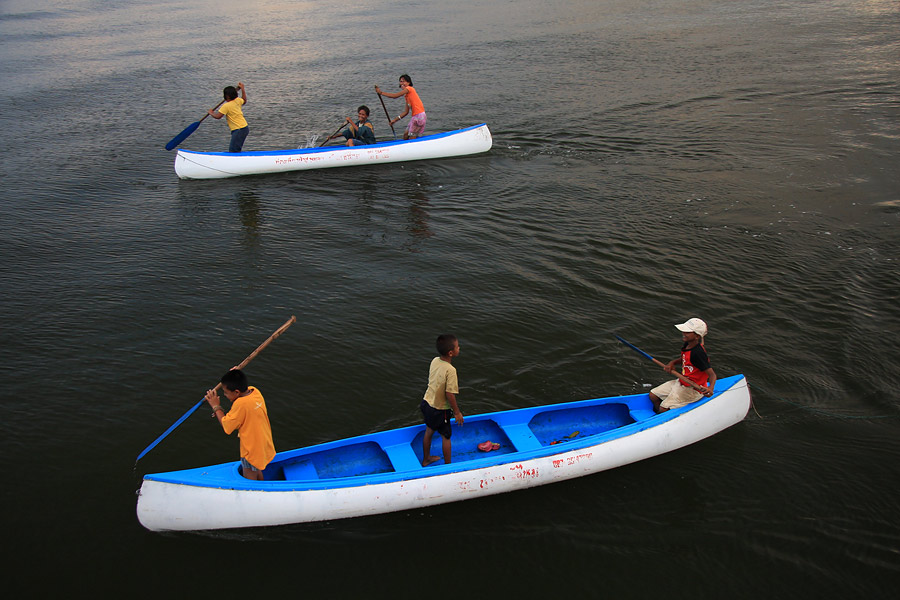 อยากพายเรือแบบนี้ม้างงงงอ่า  :grin: