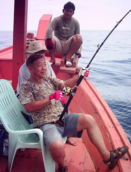 ส่วนมากทีมงานของ A.LEK fishing by Sing จะไม่ปั่น