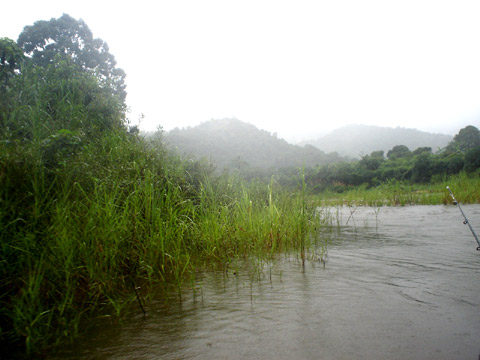 โค้งน้ำนี้ หมายสวยดีวุ้ย...แต่ฝนก็ยังตกอยู่ตลอดเวลา
