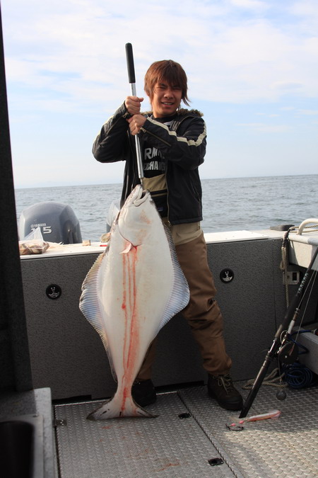 ตกลงวันนี้เราก็ไม่ได้เจอเจ้า lingcod แต่ก็อัด halibut ไปซัก 30 ตัวได้ (ก่อนที่ผมจะต้องขอไไปแอบงีบเพร