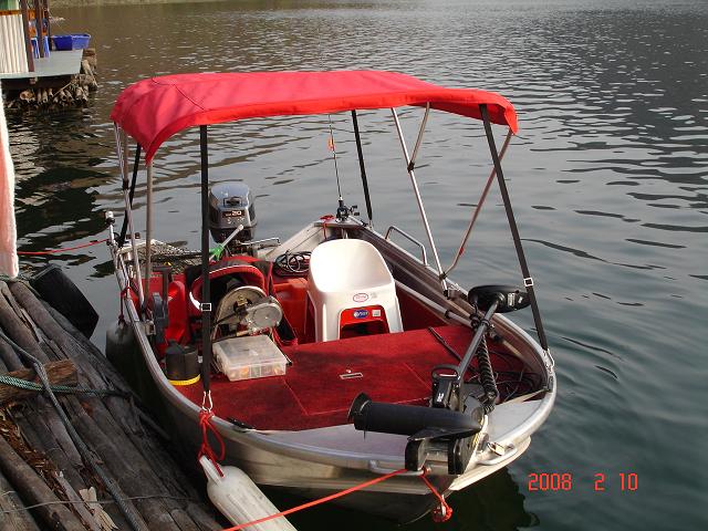 Quintrex -350 
Yamaha 20 HP
Minh Kota power drive 40Lb foot control
อุปกรณ์ตกแต่ง สแตนเลส หลังคา 