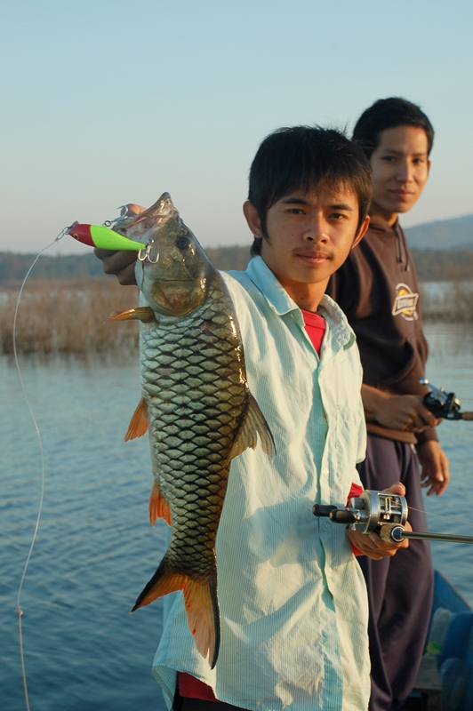 ปลาตัวแรกของน้อง