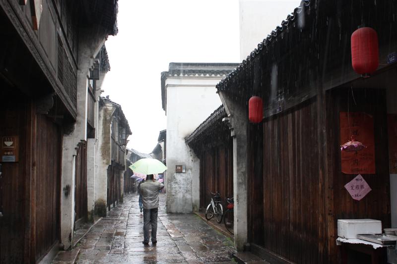ทางเดินภายในหมู่บ้านสะอาด ต้องชมคนจีน สะอาดกว่าสถานที่ท่องเที่ยวบ้านเรามาก
