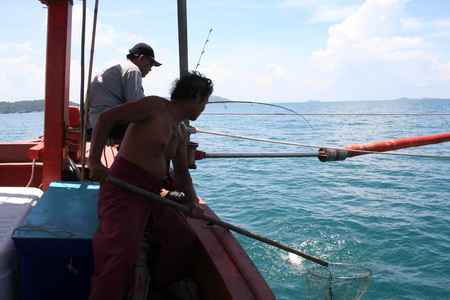  ดีดดิ้น วิ่ง สะรวจ ไปหัวเรือ.....ไต๋เป