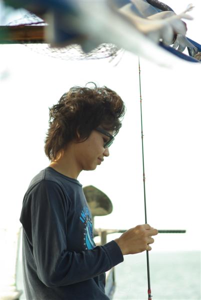 น้องอาร์ท..ก็ชักใจไม่ดีที่เห็นทะเล�
