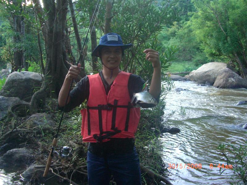 ปลาขึ้นแก่งเหยอะมาก ตีไปเป็นโดน(ตะโดก)