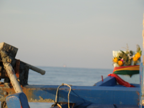 รูปหัวเรือ  ก่อนที่จะจมลงสู่มหาสมุทรในวันที่ 7 06 52 ในเวลา 03.00 น.