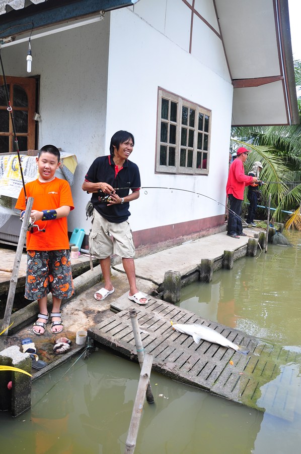 น้องโฟร์ค ตะลึงเมื่อเห็นปลากระพงให