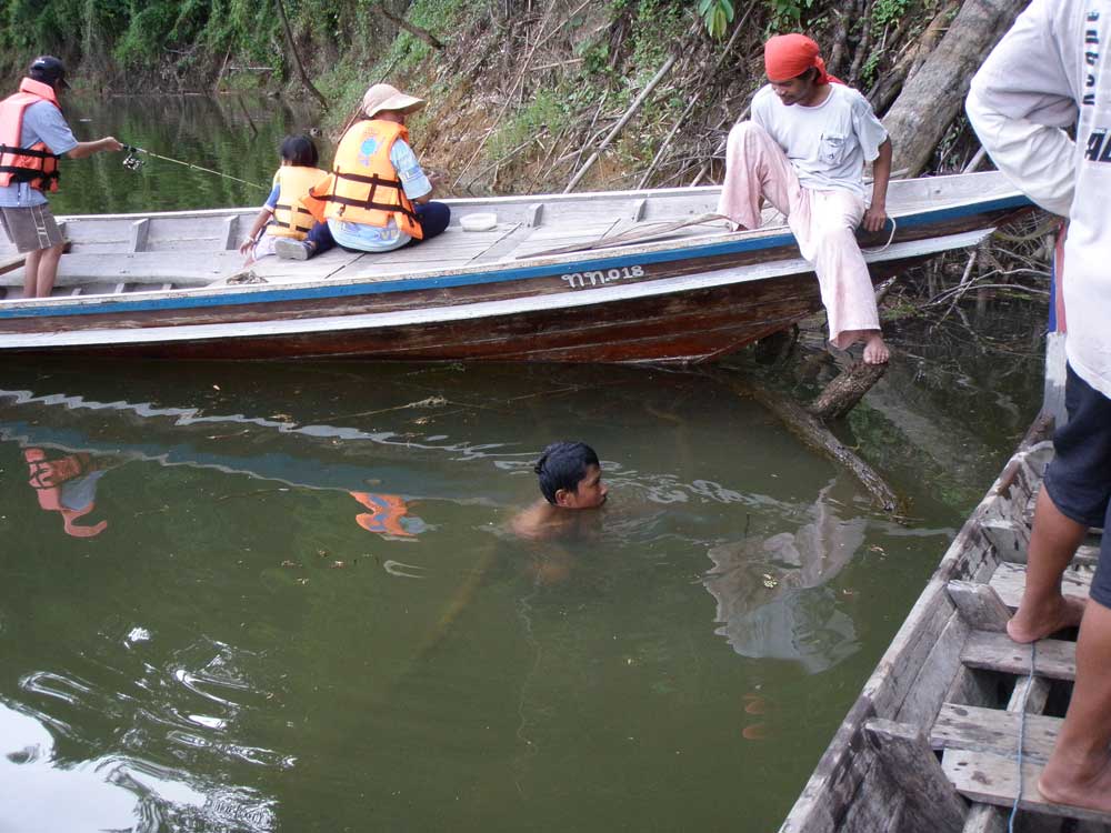 โชคดีที่มีเรือผ่านมา  