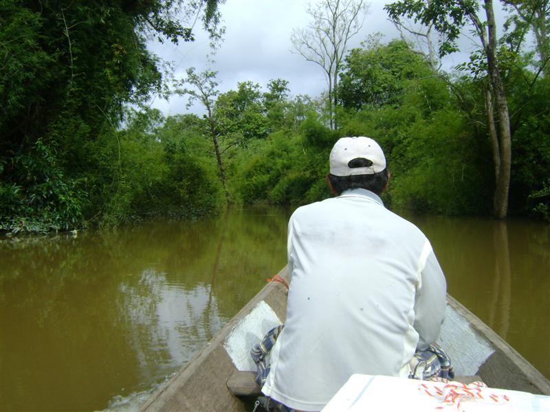 หวัดดีครับน้าdeaw มะเดี่ยว น้าอะราไพม่าด้วยครับ
นั่งเรือเข้ามาในลำห้วยประมาณ1ชั่วโมงครับ ก็ใกล้ถึงจ