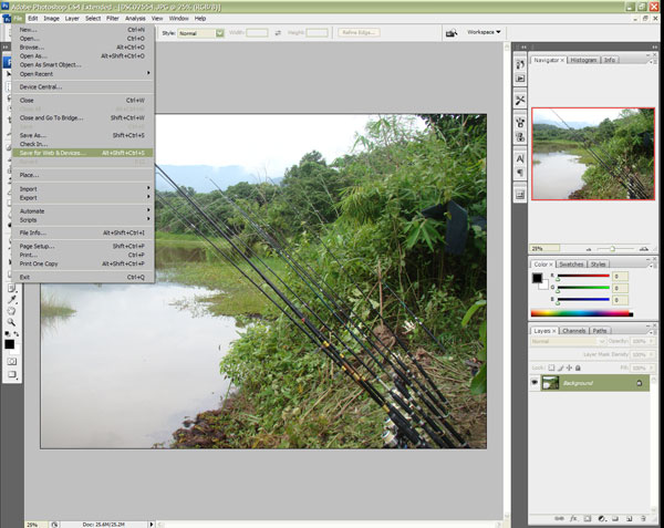 ย่อภาพง่าย ๆ ด้วย Photoshop อีกแบบหนึ่ง