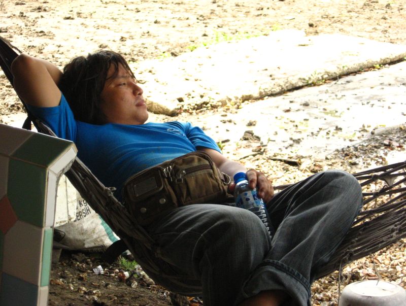 อย่างที่เห็นละครับ อิอิ  นอนเอาแรง ร
