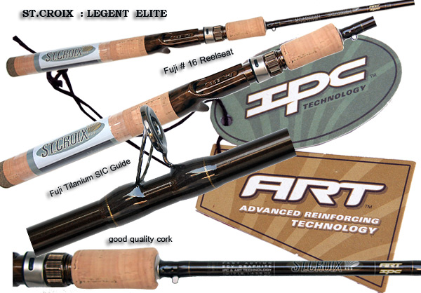 St.Croix Legend Elite
Model Type  : EC 60MF 
Length  :   6'(ft) 
Line Weight  :  10-17(lb) 
Lur