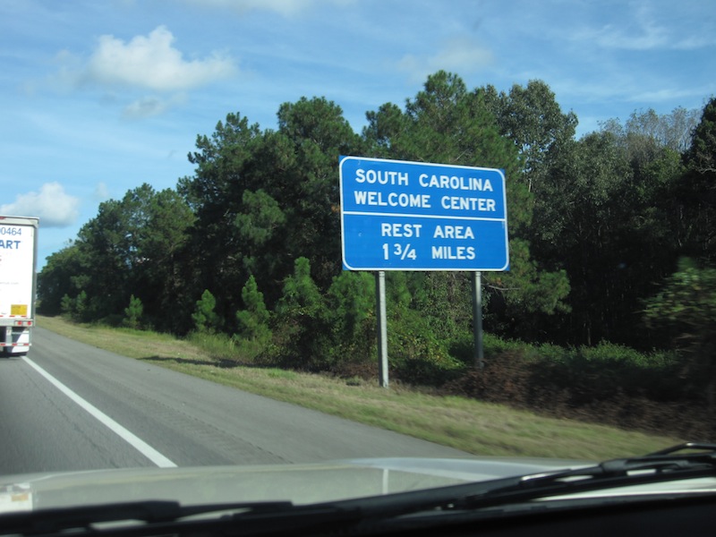 South Carolina Welcome Center ครับผม  :laughing: :laughing: