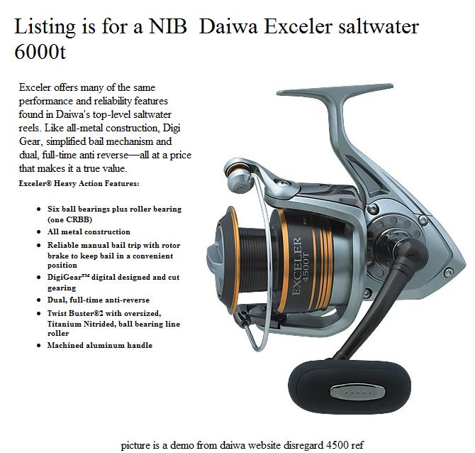 เห็น Spec Daiwa ตัวนี้แล้ว เบอร์ 6000ไม่รู้มีขายไหม ในบ้านเรา น่าจะสั่งเข้ามานะ