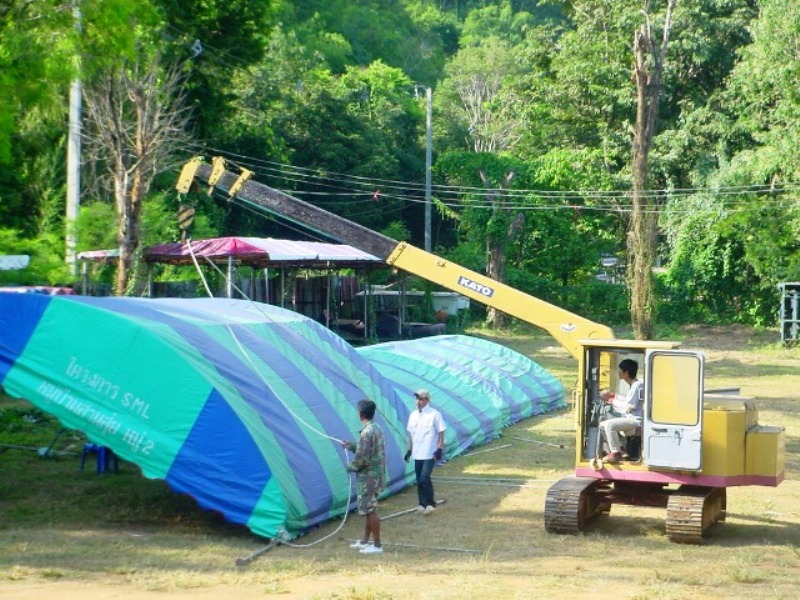 ผมขออนุญาติเริ่มตั้งแต่เตรียมงานเลยนะครับ เพราะว่าอยากให้เห็นถึงการจัดงานแต่ละครั้ง มันก็ลำบากน่าดู 