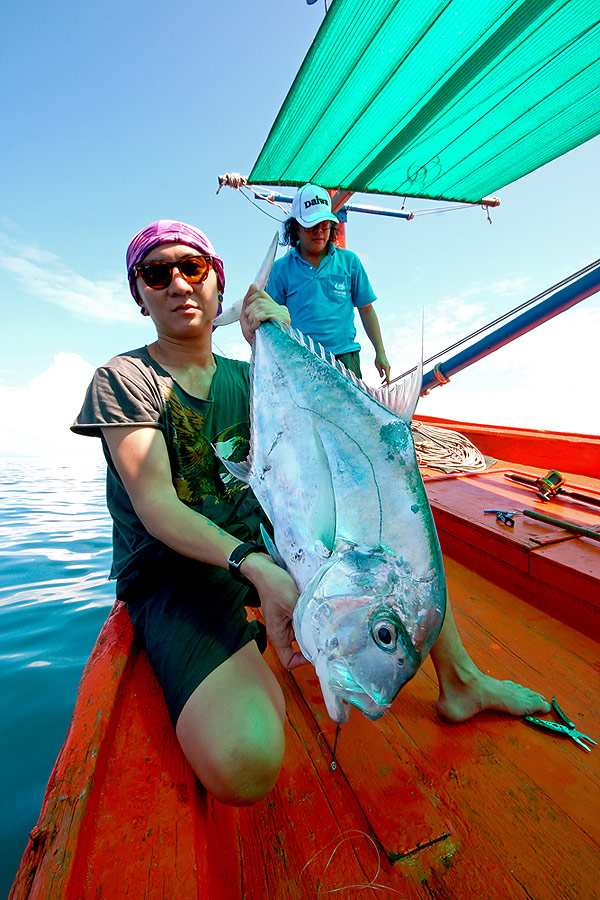 
ทริพนี้  เราปิดทริพกันที่ปลาโฉมงาม ตัวนี้ ครับ

5.5 กิโล    ไม่เลวเลยทีเดียว

สำหรับ 1วัน 1 คื