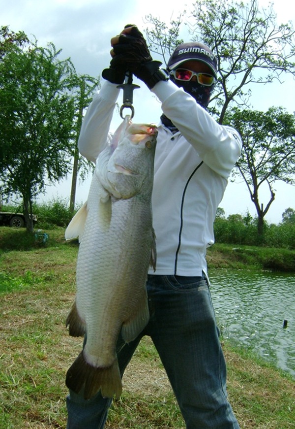 หนักวุ้ย .......................... ปลาอะไรแรงดีชะมัด ......................  :grin: