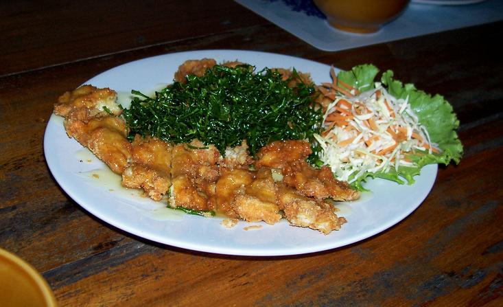 จานนี้มาทุกที.....กินทุกที....แต่ยังจำชื่อเมนูไม่ได้เลย (จานโปรดเจ้าฟลุ๊ค ฟิชชิ่งเค้าครับ)
มันเป็นไ