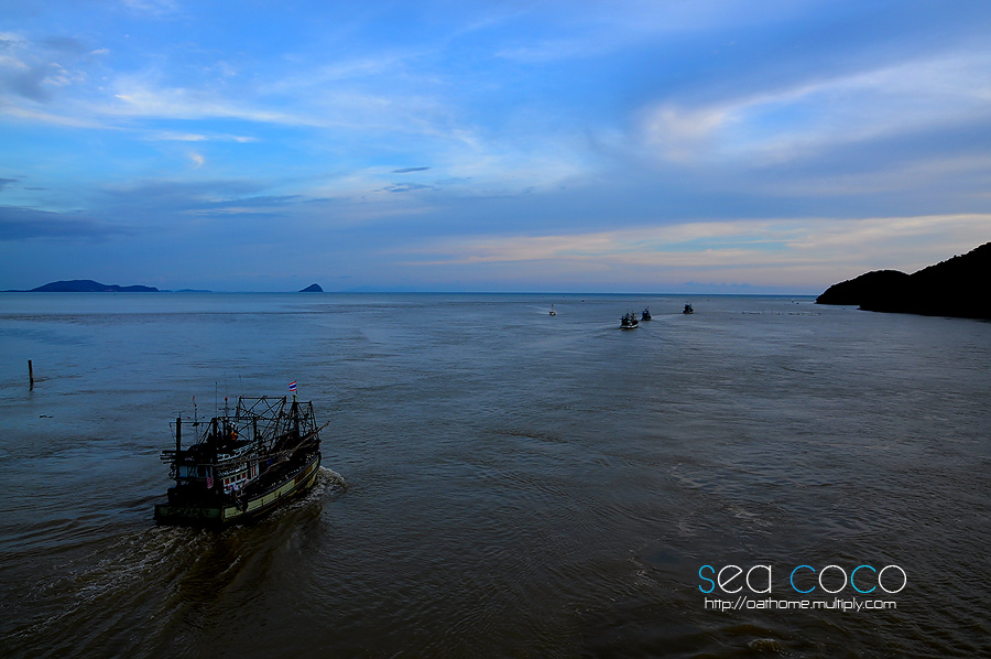 เรือประมงกำลังออกไปหาปลาครับ.... :cheer: