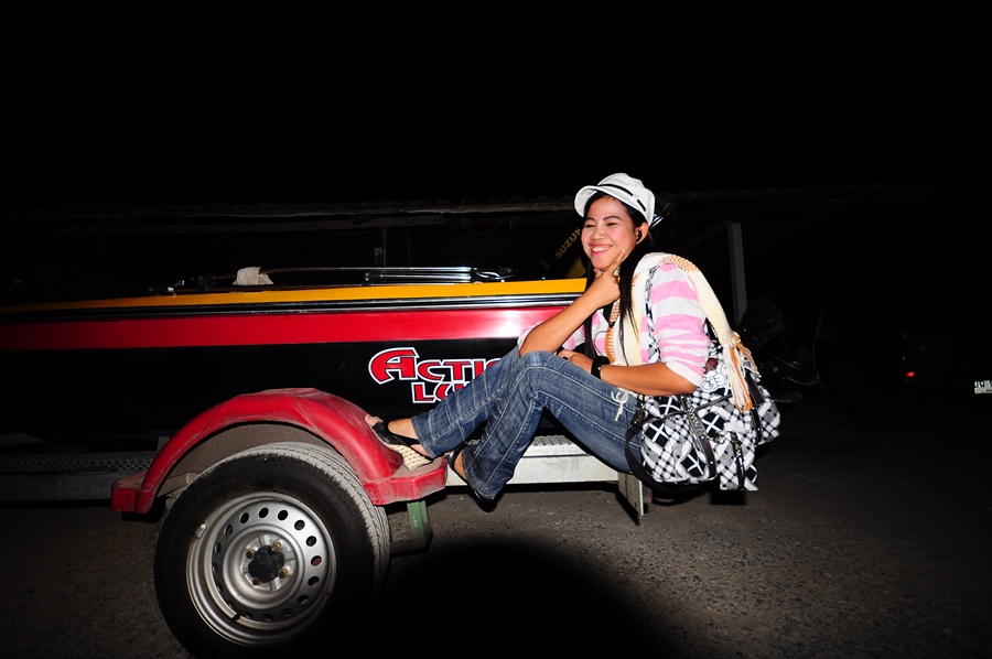 น้องแอน อยากนั่งเรือ จัดให้นั่งแบบนี้ไปเลยคร๊าบบบบบบบบ :grin: :grin: :grin: