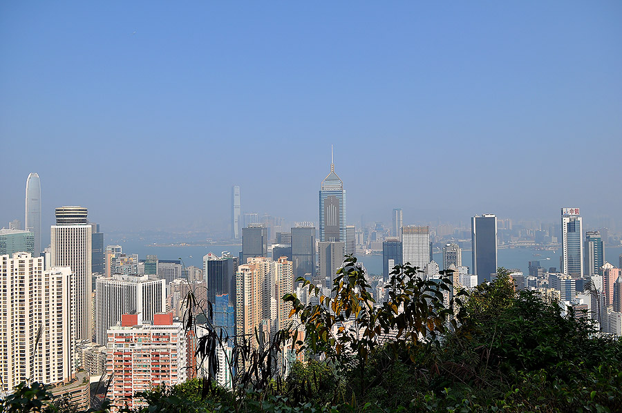 หลังจากที่นมัสการเจ้าเม่กวนอิมเสร็จเรียบร้อยก็มาต่อกันที่จุดชมวิว  Victoria Peak  ชมทิวทัศน์ของเกาะฮ