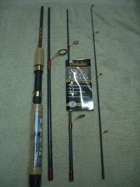 ยี่ห้อ Cabela’s  

รุ่น Pro Guide IM6 

Line wt. 10-17 Ib.
 
Lure wt.  &frac1/4 - 3/4 oz