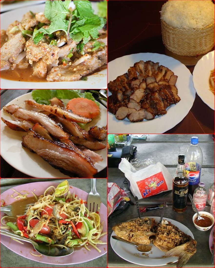 อยากกินเด็กกก เอ้ย!!!! ม่ายช่าย อยากกิน สเต็กคอหมูย่าง น้ำตก ปลาทอด แล้วก้อขอข้าวเหนียวด้วยจร้าาา!!!