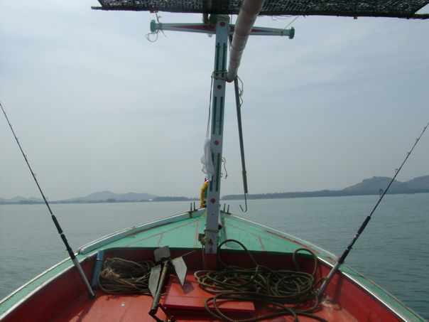 ใกล้ถึงฝั่งแล้วครับเร็วจริงๆเรือล