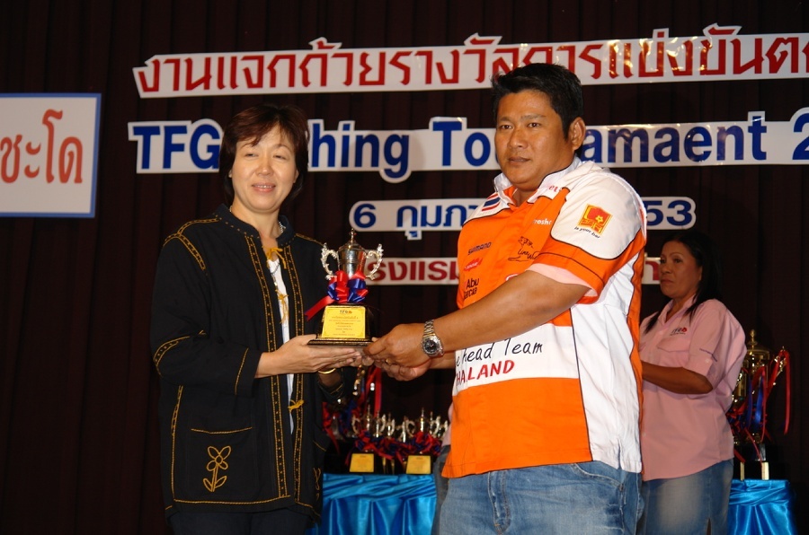 เมื่อสักครู่ต้องขออภัยครับรางวัลประเภทสะสมคะแนนปลาชะโด อันดับ 6 คือคนนี้ครับ คุณ เมธ สเน็คเฮดครับ   