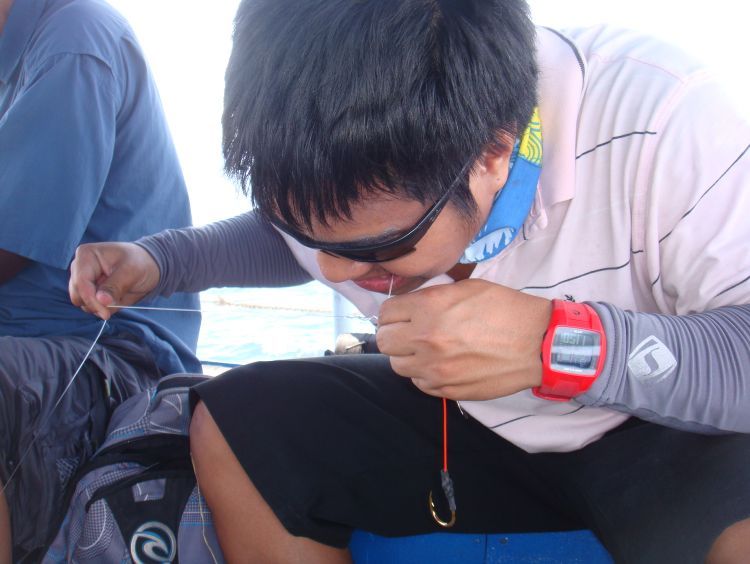 เจ้าซีนกะลังเข้าสายหน้าชุดJIGGING
