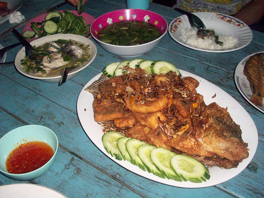 
ปลาสามรสพี่นัย หน้าตาน่ากิน รสชาติก็อร่อยลิ้นสุดๆ :umh: :umh:

นึกว่าเชฟจากภัตคารใหญ่มาทำเองเลยท
