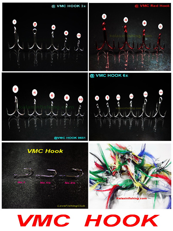 หรือ บางที ก็จะใช้ ตัวเบ็ดแดง ของ VMC ครับ

เครดิตภาพ จากหน้าตลาดของน้า บึก-กาฬสินธุ์ ครับ