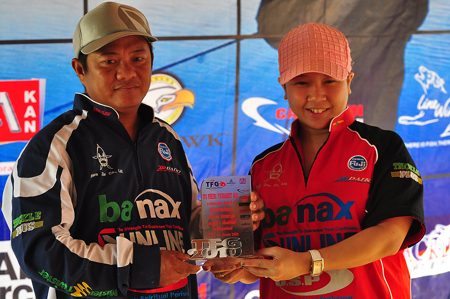 พี่บอยได้รางวัลรองชนะเลิศอันดับที่ 1 ประเภทปลากระสูบ ครับ :grin: :grin: