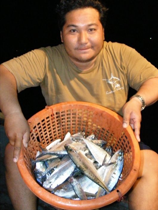 ได้ขึ้นมาครึ่งเข่ง เอากลับไปทำแดดเ
