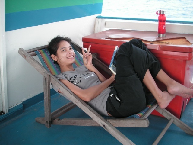 นอนพอก็ออกมาสัมผัสกับลม ฟ้า อากาศ 