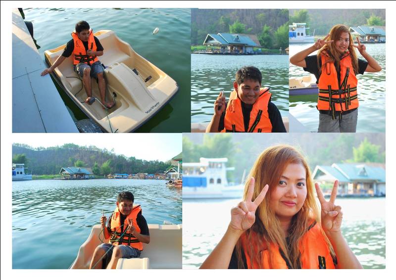 เด๋วเรา 2 คน...จาถีบเรือเล่น...แล้วก้อจ